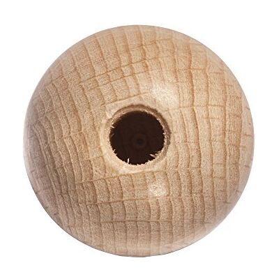 Rayher 6253000 Rohholz-Kugeln, SB-Btl. 6 Stück, 25 mm ø, halbgebohrt Rayher 6253000 Rohholz-Kugeln, SB-Btl. 6 Stück, 25 mm ø, halbgebohrt