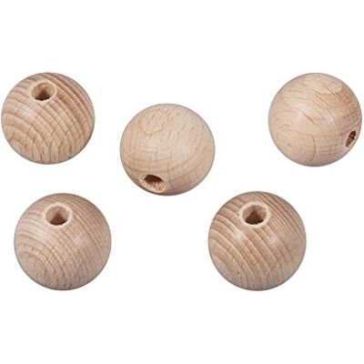 Rayher - Beads 18mm FSC - Beige - wood beads Rayher - Beads 18mm FSC - Beige - wood beads