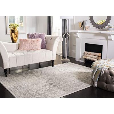 Safavieh Koberec 122 x 183 cm Adirondack Collection Transitional Design, slonová kost a stříbro, snadno udržovatelná syntetická směs, ideální pro obývací pokoj, ložnici, kancelář Transitional Design, snadno udržovatelná syntetická směs, ideální pro obýv Safavieh Koberec 122 x 183 cm Adirondack Collection Transitional Design, slonová kost a stříbro, snadno udržovatelná syntetická směs, ideální pro obývací pokoj, ložnici, kancelář Transitional Design, snadno udržovatelná syntetická směs, ideální pro obýv