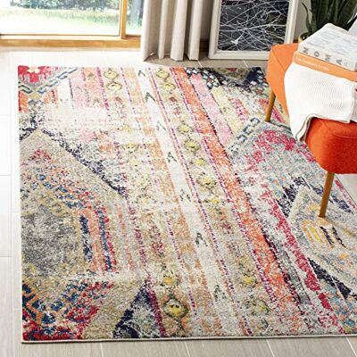 Koberec Safavieh Monaco Collection Světle šedá a vícebarevná - Koberec Koberec Safavieh Monaco Collection Světle šedá a vícebarevná - Koberec