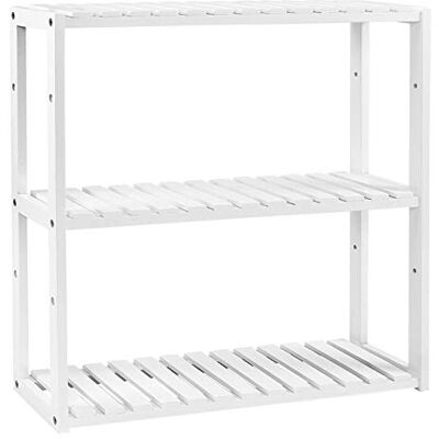 SONGMICS bambus koupelnová police police na zeď police do kuchyně knihovna 60 x 15 x 54 cm (Š x H x V) BCB13 W. SONGMICS bambus koupelnová police police na zeď police do kuchyně knihovna 60 x 15 x 54 cm (Š x H x V) BCB13 W.