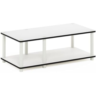 Furinno Bez Nářadí Bílý TV Stojan - TV Stojan Furinno Bez Nářadí Bílý TV Stojan - TV Stojan