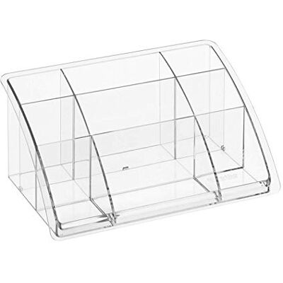Rotho Timeless držák na tužky / držák na tužky, plast (PS) bez BPA, transparentní, (19,8 x 12,8 x 9,3 cm) Rotho Timeless držák na tužky / držák na tužky, plast (PS) bez BPA, transparentní, (19,8 x 12,8 x 9,3 cm)