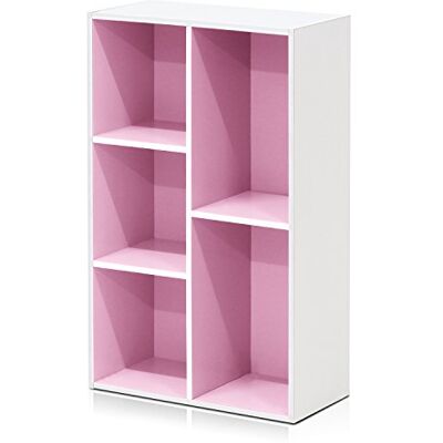 Oboustranný otevřený regál Furinno Luder 5-Kubus - Regál Oboustranný otevřený regál Furinno Luder 5-Kubus - Regál