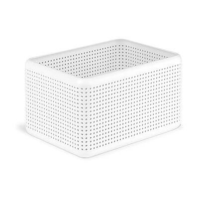 Rotho Madei úložný box 13 l, plast (PP) bez BPA, bílý, 13 l (32,6 x 23,8 x 18,8 cm) Rotho Madei úložný box 13 l, plast (PP) bez BPA, bílý, 13 l (32,6 x 23,8 x 18,8 cm)