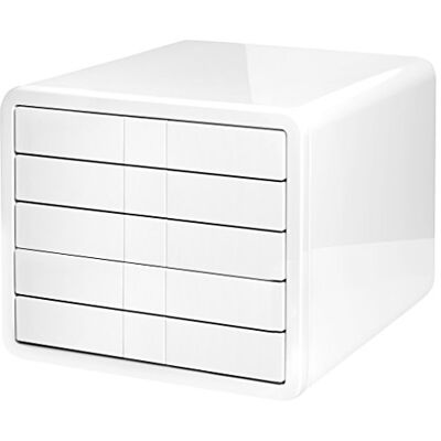 HAN 1551-X Zásuvkový box i-Box, formát A4/C4, 5 uzavřených zásuvek, bílá 295 x 247 x 355 mm HAN 1551-X Zásuvkový box i-Box, formát A4/C4, 5 uzavřených zásuvek, bílá 295 x 247 x 355 mm