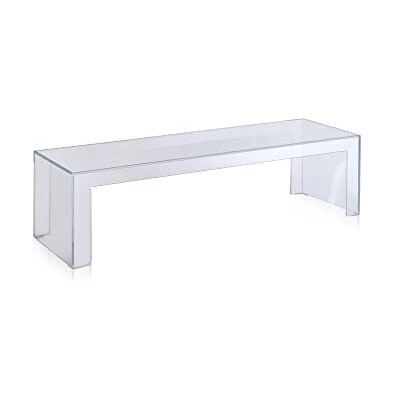Kartell Neviditelný boční stůl, plast, křišťál, 40 x 31, 5 x 120 cm Kartell Neviditelný boční stůl, plast, křišťál, 40 x 31, 5 x 120 cm
