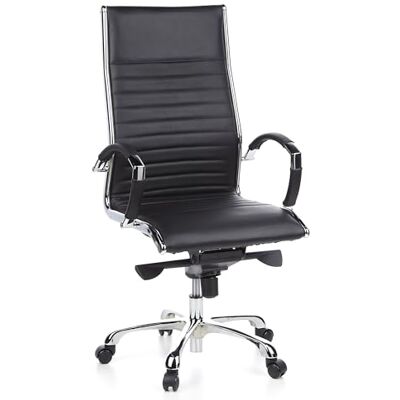 hjh OFFICE 660500 Profi Manažerské křeslo Parma 20 kůže černá kancelářská židle otočná židle, vysoké opěradlo ergonomická hjh OFFICE 660500 Profi Manažerské křeslo Parma 20 kůže černá kancelářská židle otočná židle, vysoké opěradlo ergonomická
