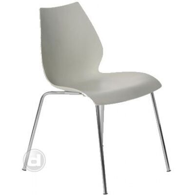 Kartell 28705M Židle Maui světle šedá Kartell 28705M Židle Maui světle šedá