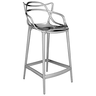 Kartell Masters Stool, stolička, chromovaný, V 65 cm Kartell Masters Stool, stolička, chromovaný, V 65 cm
