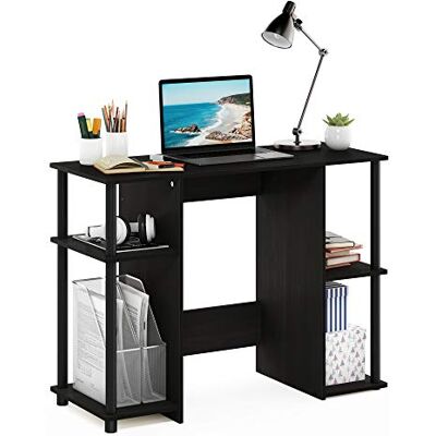 Furinno Kompaktní počítačový psací stůl JAYA, dřevo, espresso, 39,5 x 39,5 x 72,59 cm Furinno Kompaktní počítačový psací stůl JAYA, dřevo, espresso, 39,5 x 39,5 x 72,59 cm