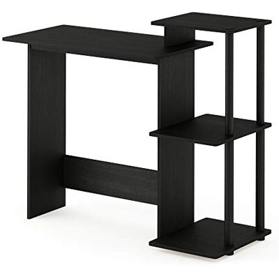 Furinno Efficient Home počítačový psací stůl, PC stůl, americký / černý, 100,6 (šířka) x 85,3 (výška) x 39,6 (hloubka) cm Furinno Efficient Home počítačový psací stůl, PC stůl, americký / černý, 100,6 (šířka) x 85,3 (výška) x 39,6 (hloubka) cm