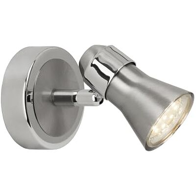 Brilliant Sanny LED nástěnné bodové světlo 1 žárovka, železo/chromové světlo Brilliant Sanny LED nástěnné bodové světlo 1 žárovka, železo/chromové světlo