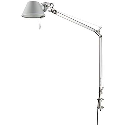 Artemide A001000 + A004100 Tolomeo lampa s nástěnnou konzolou, max. 77 wattů, stříbro Artemide A001000 + A004100 Tolomeo lampa s nástěnnou konzolou, max. 77 wattů, stříbro
