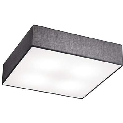 Nástěnné svítidlo Trio Lighting - Šedý látkový stínítko - 50x50cm - Nástěnné osvětlení Nástěnné svítidlo Trio Lighting - Šedý látkový stínítko - 50x50cm - Nástěnné osvětlení
