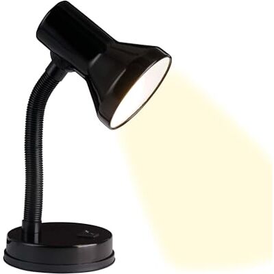 Brilliant Stolní lampa Junior černá, flexibilní rameno, E27 svítidlo Brilliant Stolní lampa Junior černá, flexibilní rameno, E27 svítidlo