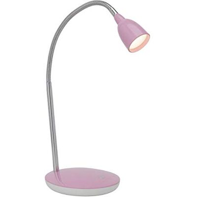 Brilliant Lampa Anthony LED stolní lampa železo/ros1x 2,4 W LED integrovaná (200 lm, 3000 K) s tlačítkovým spínačem na základně Brilliant Lampa Anthony LED stolní lampa železo/ros1x 2,4 W LED integrovaná (200 lm, 3000 K) s tlačítkovým spínačem na základně