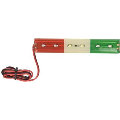 Lampa 96969 italská vlajka svítící se 6 LED 24 V Lampa 96969 italská vlajka svítící se 6 LED 24 V