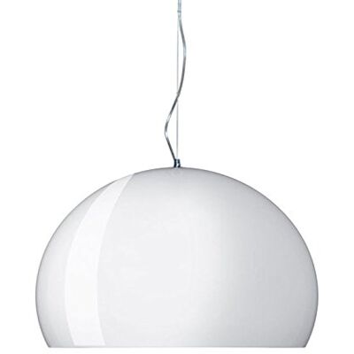 Kartell Small Fl/Y, závěsná lampa, bílá, neprůhledná Kartell Small Fl/Y, závěsná lampa, bílá, neprůhledná