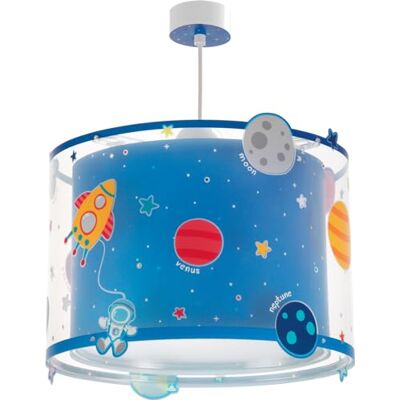 Dalber dětská lampa závěsné svítidlo závěsná lampa planety prostor 33 x 33 x 25 cm, modrá Dalber dětská lampa závěsné svítidlo závěsná lampa planety prostor 33 x 33 x 25 cm, modrá