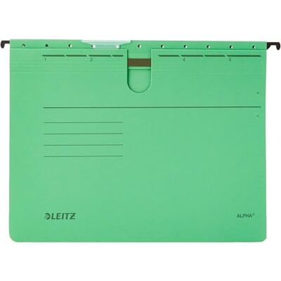 Leitz 1984 závěsné pořadače zelené Alpha záložka balení 5 sešívaček Leitz 1984 závěsné pořadače zelené Alpha záložka balení 5 sešívaček