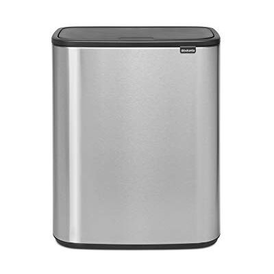 Brabantia Bo Touch odpadkový koš — 2 x 30litrový vnitřní koš (matná ocel, odolný proti otiskům prstů) odpadkový koš / recyklovaný kuchyňský koš s vyjímatelnými přihrádkami a sáčky na odpadky Brabantia Bo Touch odpadkový koš — 2 x 30litrový vnitřní koš (matná ocel, odolný proti otiskům prstů) odpadkový koš / recyklovaný kuchyňský koš s vyjímatelnými přihrádkami a sáčky na odpadky