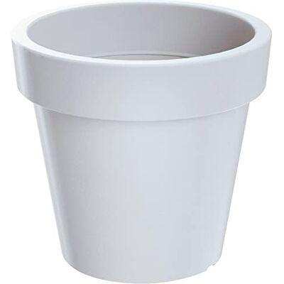 Prosperplast Lofly Plastiktopf in Weiß 24,5 (Länge) x 24,5 (Breite) x 22,5 (hoch) cm Prosperplast Lofly Plastiktopf in Weiß 24,5 (Länge) x 24,5 (Breite) x 22,5 (hoch) cm