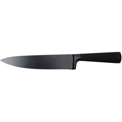 Bergner Black Blade nůž Chefkuchař čepel z ušlechtilé oceli 20 cm ergonomická, vyhloubená rukojeť kuchyňské potřeby nepřilnavý povrch snadné čištění Bergner Black Blade nůž Chefkuchař čepel z ušlechtilé oceli 20 cm ergonomická, vyhloubená rukojeť kuchyňské potřeby nepřilnavý povrch snadné čištění