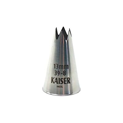 Kaiser Hvězda 13 mm, zdobicí tyč, nerezová ocel, bez záhybů a okrajů, stříbrná, stříbrná barva Kaiser Hvězda 13 mm, zdobicí tyč, nerezová ocel, bez záhybů a okrajů, stříbrná, stříbrná barva