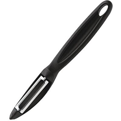 Dick F. Univerzální škrabka 18 cm (škrabka na zeleninu černá, čepel se zoubkovaným brusem, vhodná také pro tvrdé misky, plastová rukojeť) 82522002 Dick F. Univerzální škrabka 18 cm (škrabka na zeleninu černá, čepel se zoubkovaným brusem, vhodná také pro tvrdé misky, plastová rukojeť) 82522002
