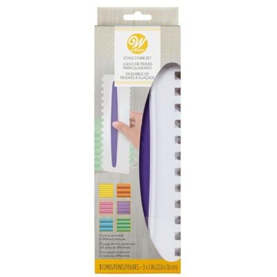 Wilton Icing Combs Kuchenschaber, 3 Stück Wilton Icing Combs Kuchenschaber, 3 Stück