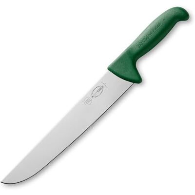 Dick F. Blokový nůž ErgoGrip 26 cm nerezový, čepel extra ostrá, 56 HRC, sekací nůž ergonomická rukojeť hygienická speciální ocel nůž na maso profesionální nůž Made in Germany 82348260-14 Dick F. Blokový nůž ErgoGrip 26 cm nerezový, čepel extra ostrá, 56 HRC, sekací nůž ergonomická rukojeť hygienická speciální ocel nůž na maso profesionální nůž Made in Germany 82348260-14