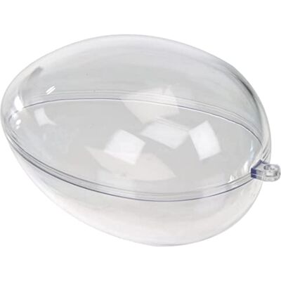 Rayher 3906837 Plastik-Ei, 2tlg., 10cm ø, kristall Rayher 3906837 Plastik-Ei, 2tlg., 10cm ø, kristall