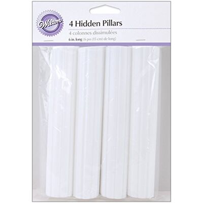 Wilton Skryté podložky na koláče, 15,2 cm (6 palců), 4 kusy v balení Wilton Skryté podložky na koláče, 15,2 cm (6 palců), 4 kusy v balení