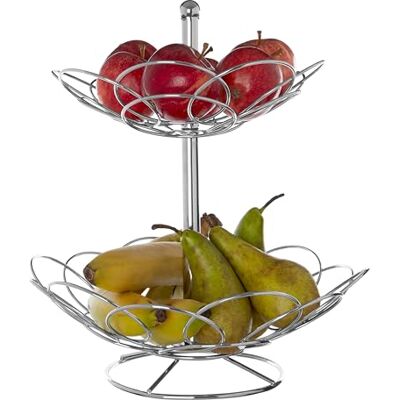 Premier Housewares Závěsná koš, 3 ks, chrom Premier Housewares Závěsná koš, 3 ks, chrom