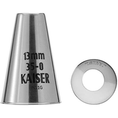 Kaiser Rozteč otvoru 13 mm, zdobicí tyč, nerezová ocel, bez záhybů a okrajů, stříbrná Kaiser Rozteč otvoru 13 mm, zdobicí tyč, nerezová ocel, bez záhybů a okrajů, stříbrná