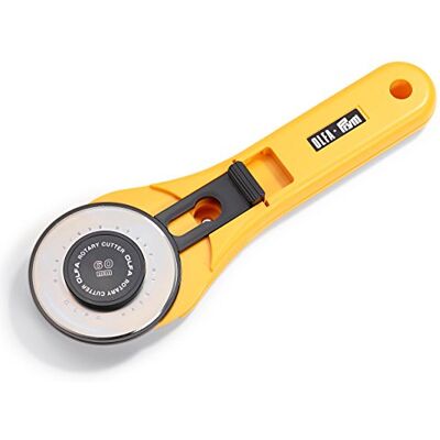 Prym 611387 Rotační řezačka Jumbo 60 mm, žlutá Prym 611387 Rotační řezačka Jumbo 60 mm, žlutá