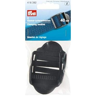 Prym upínací plastové přezky černé (40 mm) 1 kus Prym upínací plastové přezky černé (40 mm) 1 kus
