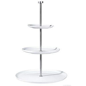 ASA 2011013 Etagere, Porzellan, 49 x 26,5 cm und 30 cm, Weiß
