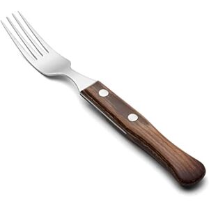 Arcos Table nůž – steaková vidlička – ušlechtilá ocel 18/10 a 225 mm – ruční rukojeť balená dřevěná barva hnědá