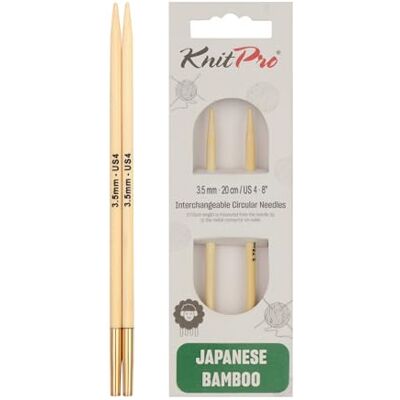 KnitPro K22401 kruhová pletací jehla, Bamboo, přírodní, 12 x 0,35 x 0,35 cm, 2 Count KnitPro K22401 kruhová pletací jehla, Bamboo, přírodní, 12 x 0,35 x 0,35 cm, 2 Count
