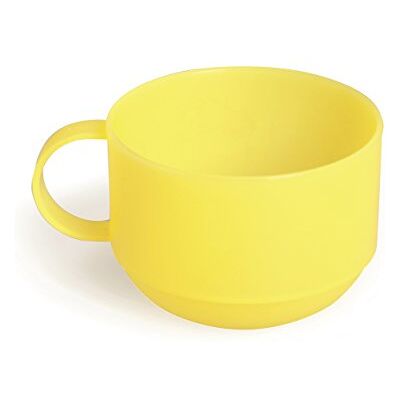 Excelsa Rainbow Jumbo hrnek 0,50 litru, plast, žlutý, 11 x 11 x 8 cm Excelsa Rainbow Jumbo hrnek 0,50 litru, plast, žlutý, 11 x 11 x 8 cm