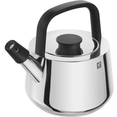 ZWILLING Plus pískací konvice, 16 cm, 1,5 l, nerezová ocel, stříbrná ZWILLING Plus pískací konvice, 16 cm, 1,5 l, nerezová ocel, stříbrná