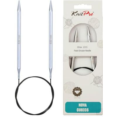 KnitPro Nova Cubics Kruhové jehlice - Měď - 120cm - US10 ½ - Pletení jehlice KnitPro Nova Cubics Kruhové jehlice - Měď - 120cm - US10 ½ - Pletení jehlice