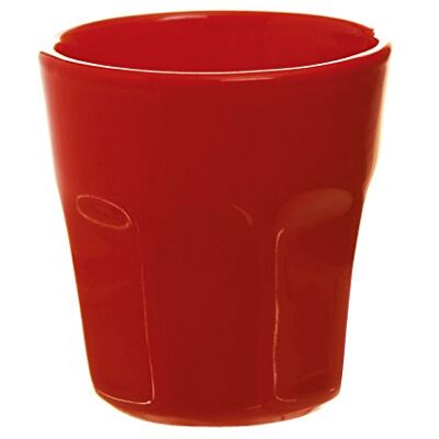 Excelsa Trendy hrnek na kávu 80 ml, keramika 6x6x6. 3 cm červený Excelsa Trendy hrnek na kávu 80 ml, keramika 6x6x6. 3 cm červený