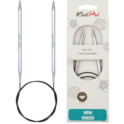 KnitPro Nova Cubics kulaté jehly 32" (80 cm) 6 mm KnitPro Nova Cubics kulaté jehly 32" (80 cm) 6 mm