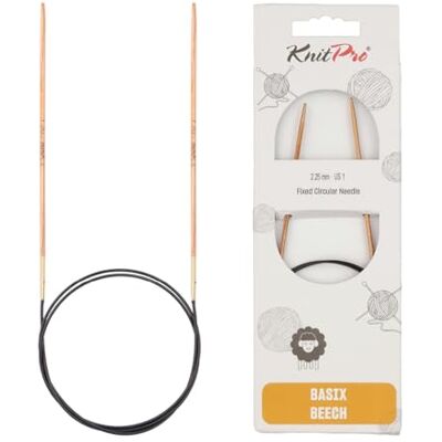 KnitPro Basix Beech kulaté jehly 16" (40 cm) 2,25 mm KnitPro Basix Beech kulaté jehly 16" (40 cm) 2,25 mm