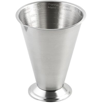 Weis konischer Messbecher aus Edelstahl, Volumen: 600 ml, 18576 Weis konischer Messbecher aus Edelstahl, Volumen: 600 ml, 18576