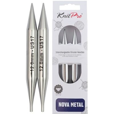 KnitPro Nova vyměnitelné jehly 5" (13 cm) 12 mm KnitPro Nova vyměnitelné jehly 5" (13 cm) 12 mm