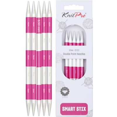 KnitPro Smartstix jehličkové hry 5,5" (14 cm) 6,5 mm KnitPro Smartstix jehličkové hry 5,5" (14 cm) 6,5 mm